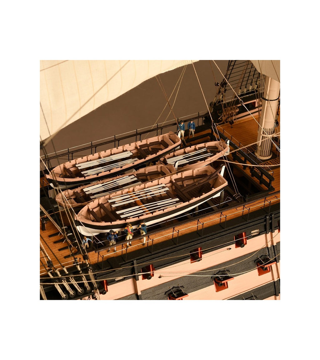 HMS VICTORY Trafalgar 1805 - ANATOMY Version - 1:84 Wooden Scale Model