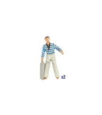 New Set of 19 Metal Figurines for Ships: Sailors (1700-1815)