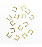 Stanchions 'U' 7 x 7 mm with 2 Holes (15 Units)