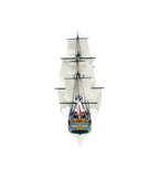 Frigate Hermione La Fayette. 1:89 Wooden Model Ship Kit