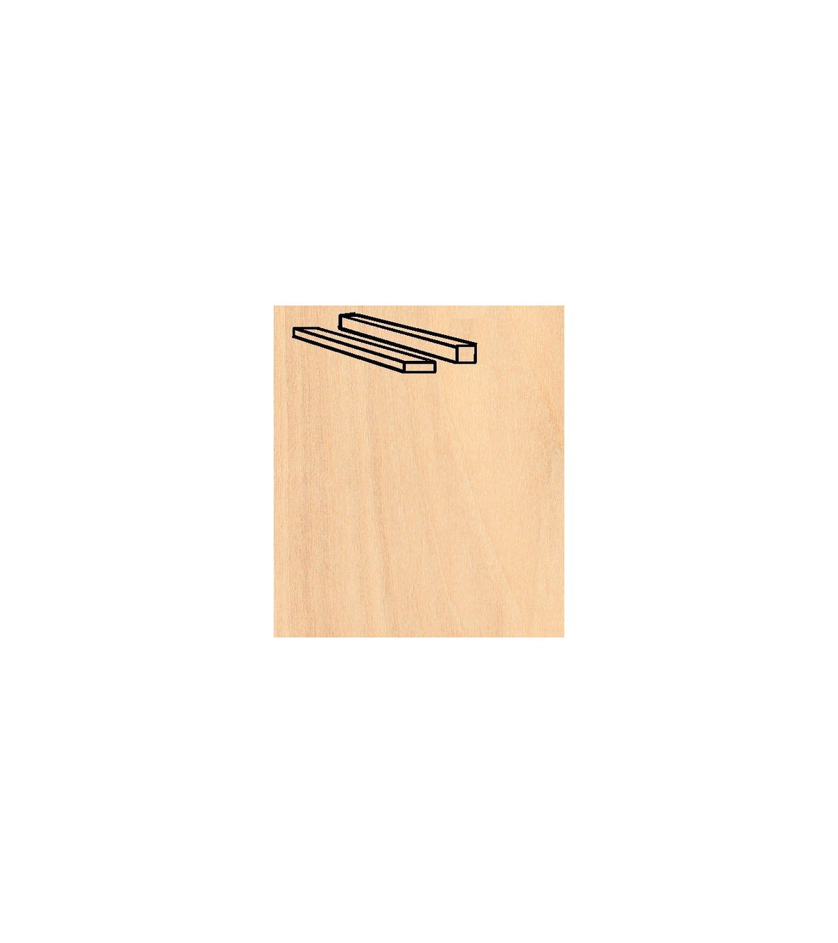 Birch Strips Pack 1 x 6 x 914 mm (6 Pcs.)